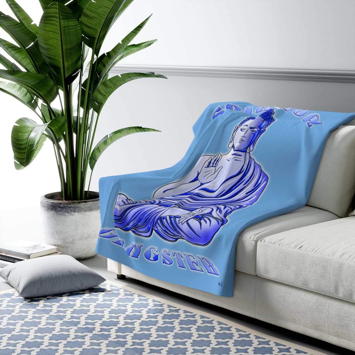 Spiritual Gangster Fleece Blanket