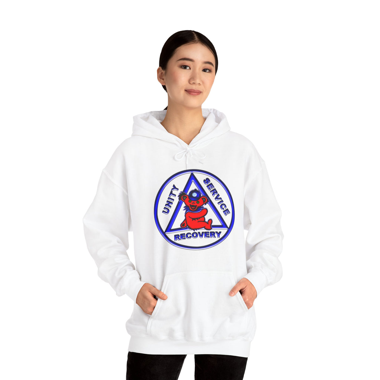 AA- Teddy On AA Symbol dtg Hoodie