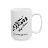 Cola Style Customized Ceramic Mug, (11oz, 15oz)