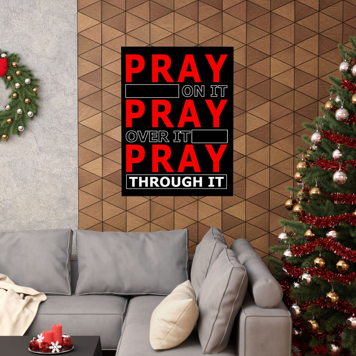 Pray On It, Pray Over It Vertical Posters