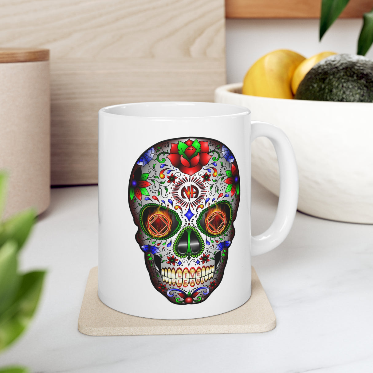 Sugar Skull 11oz Ceramic Mug