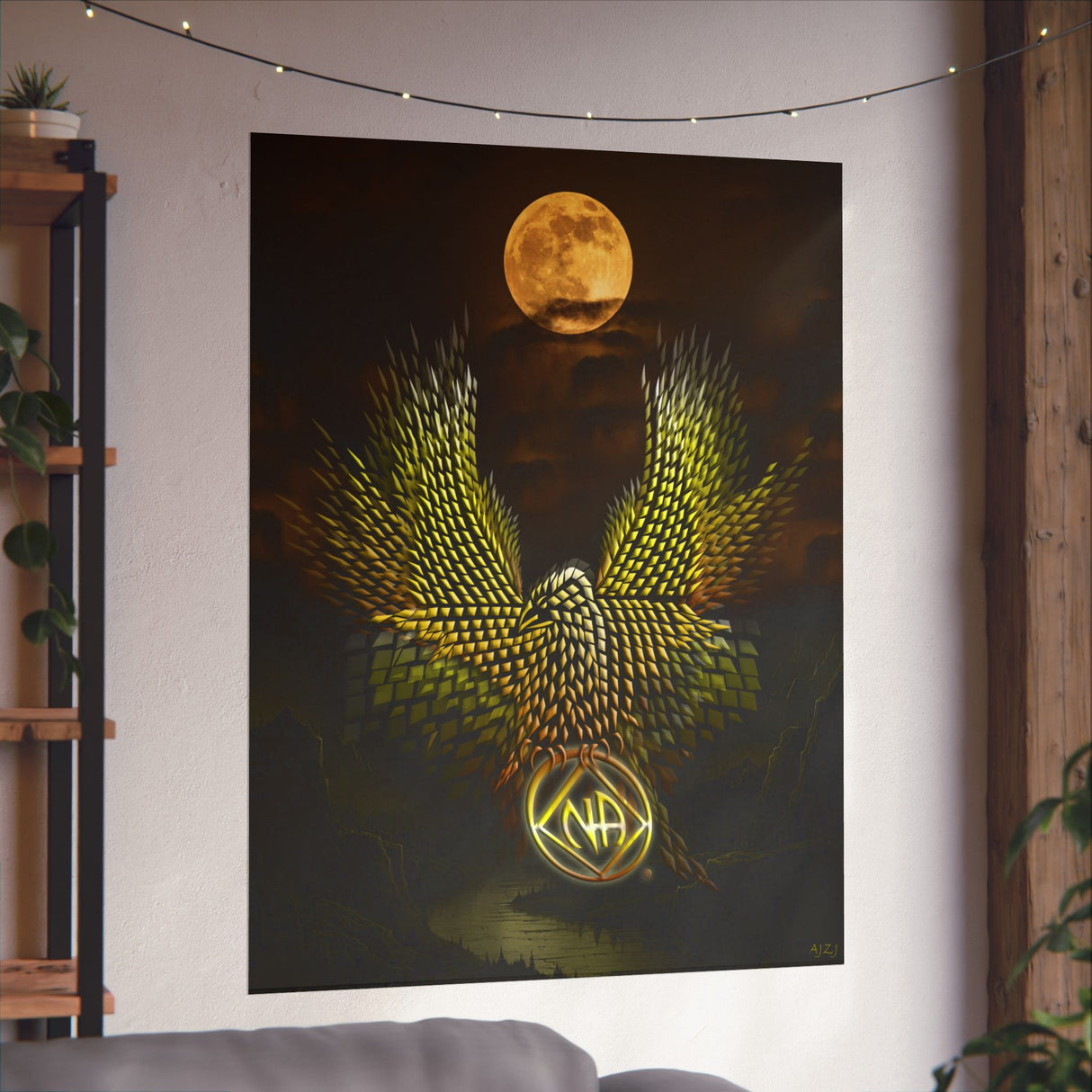 Diamond Eagle V.1 Vertical Posters