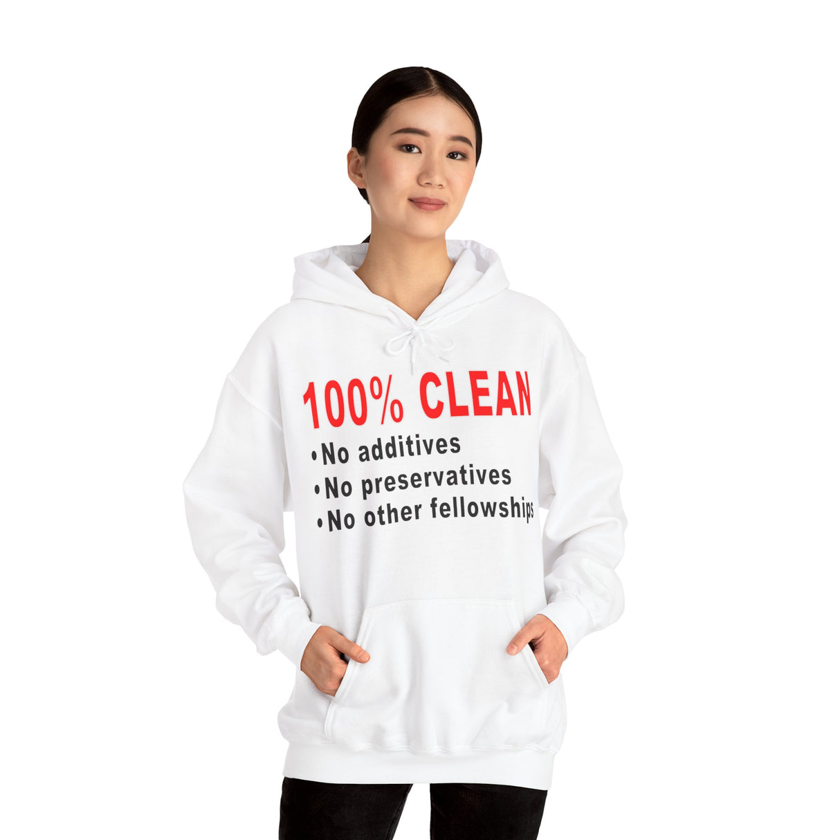 100% Clean V.2 dtg Hoodie