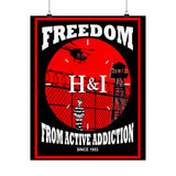 Freedom From Addiction Vertical Posters