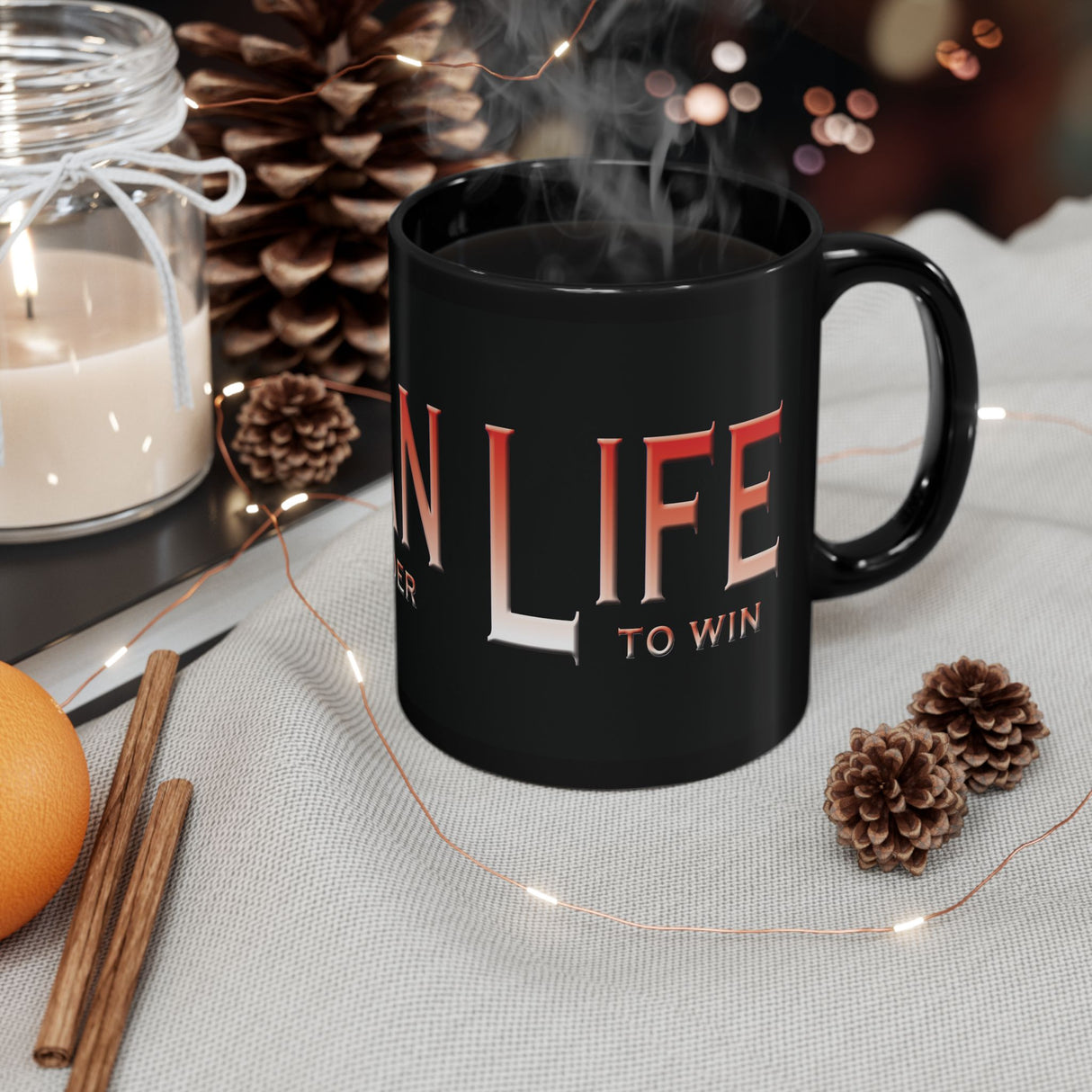 Clean Life - Surrender 11oz Black Mug