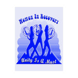 Women In Recovery  Vertical Posters