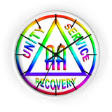 AA Rainbow Symbol Wall Clock