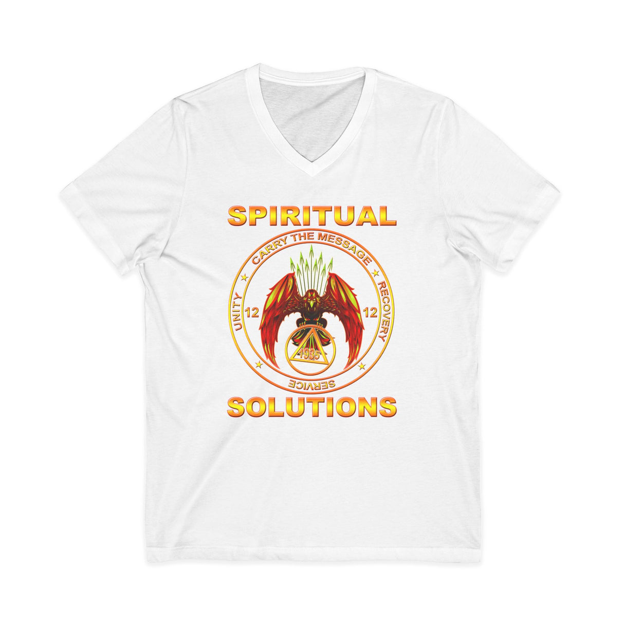 Spiritual Solution V.2 AA V-Neck Tee
