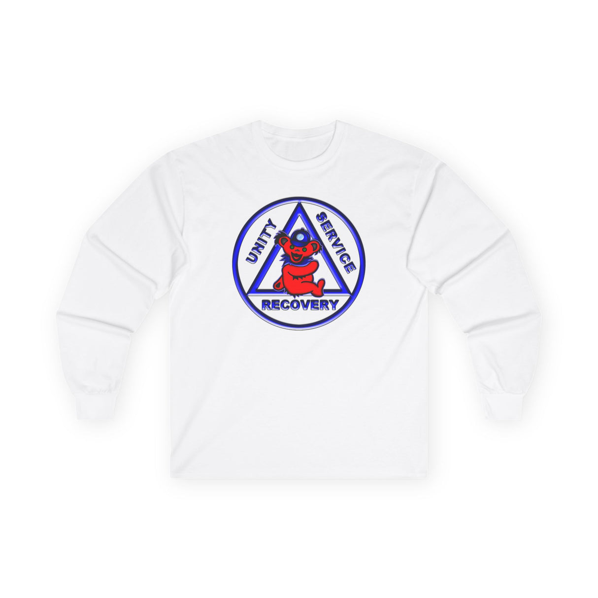 AA- Teddy On AA Symbol Long Sleeve dtg Tee