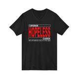 I Sponsor Hopeless Cases dtg V-Neck Tee
