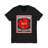 H&I Freedom From Alcoholism AA V-Neck Tee
