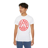 Custom Red Sober Date AA Symbol Unisex Tee