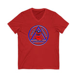 Teddy On AA Symbol AA V-Neck Tee
