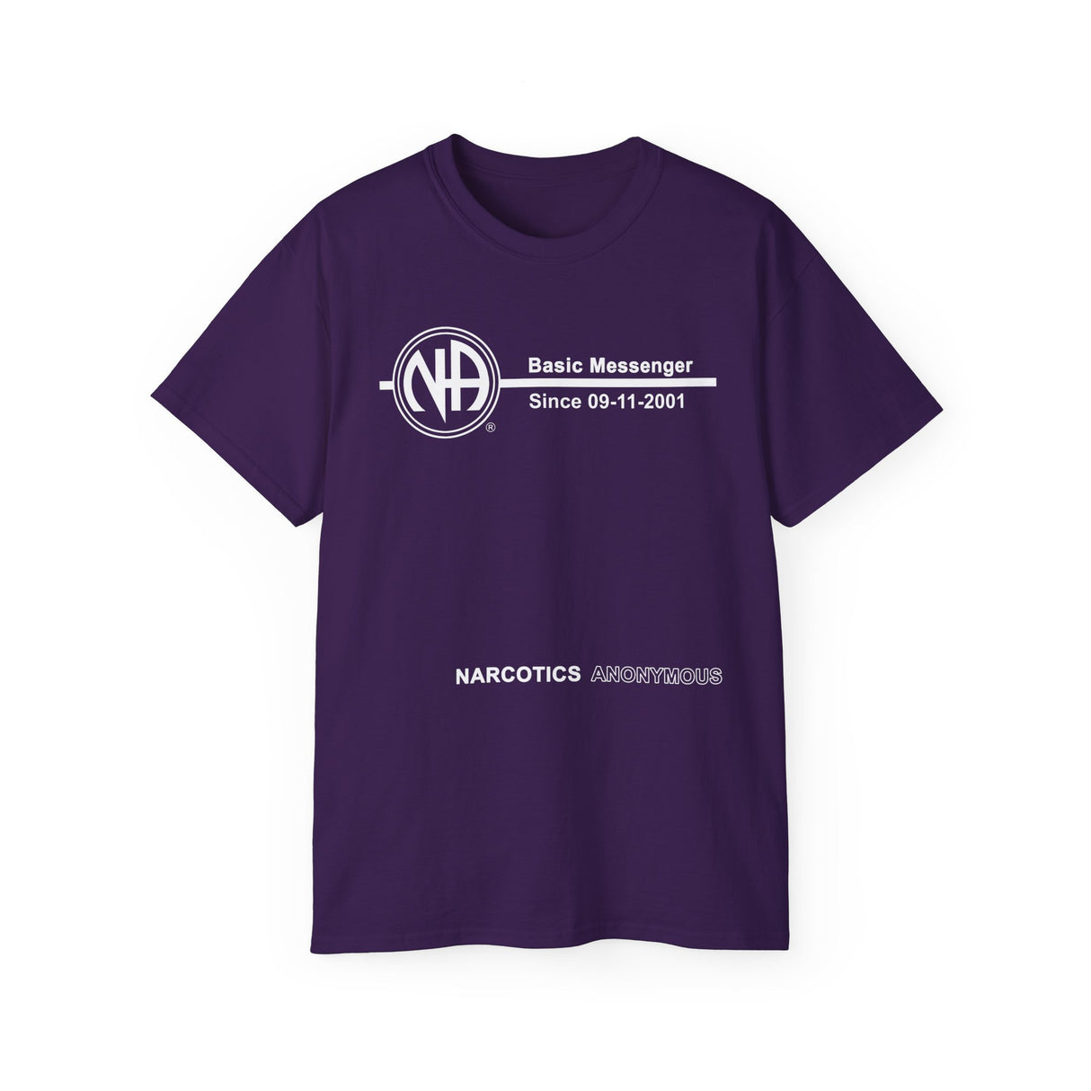 Custom Basic Messenger Clean Time dtg Tee
