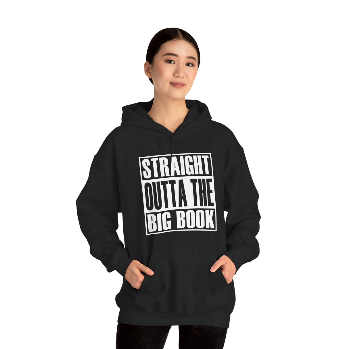 Straight Outta The Big Book AA dtg Hoodie