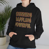Cunning Baffling Powerful dtg Hoodie