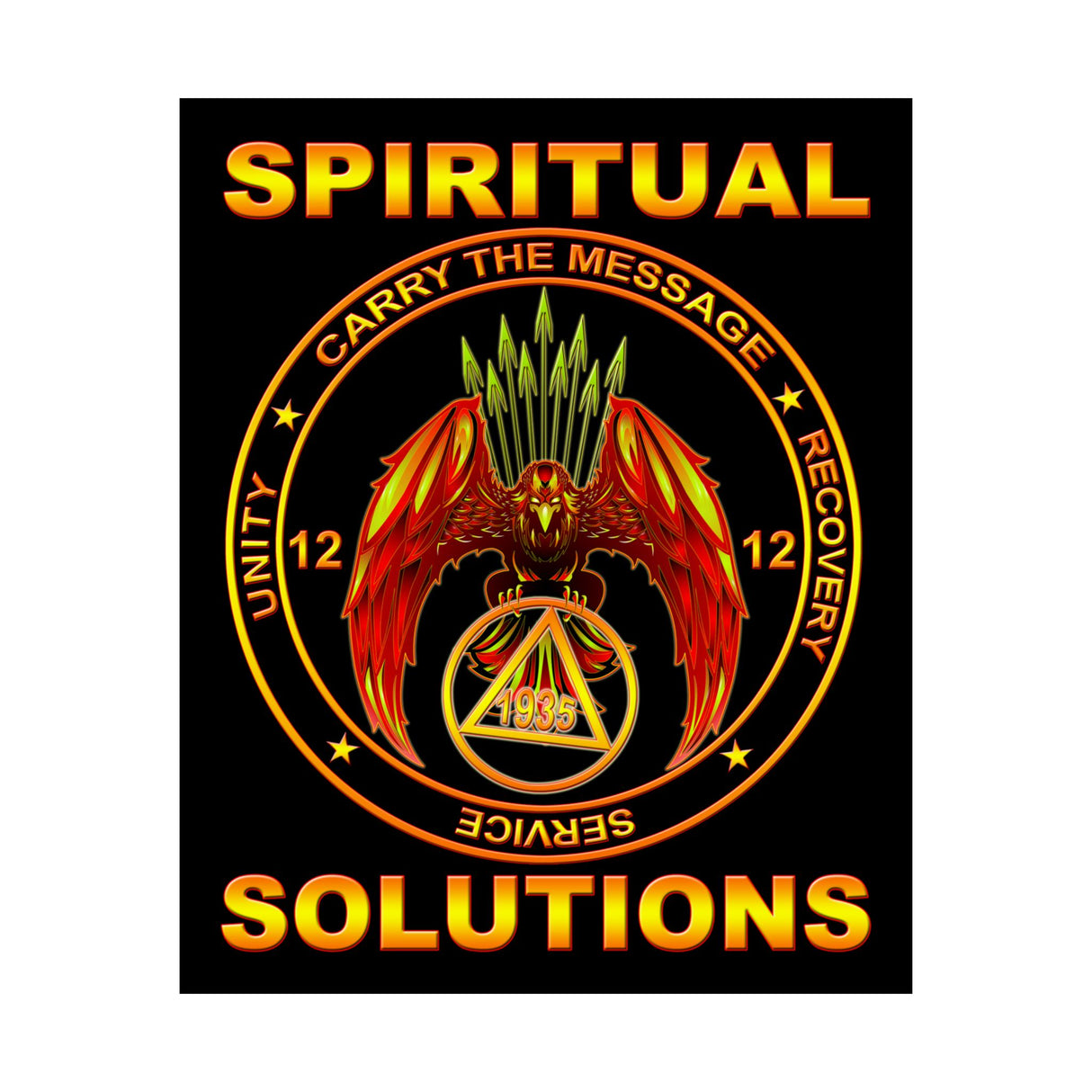 AA- Spiritual Solutions Vertical Posters