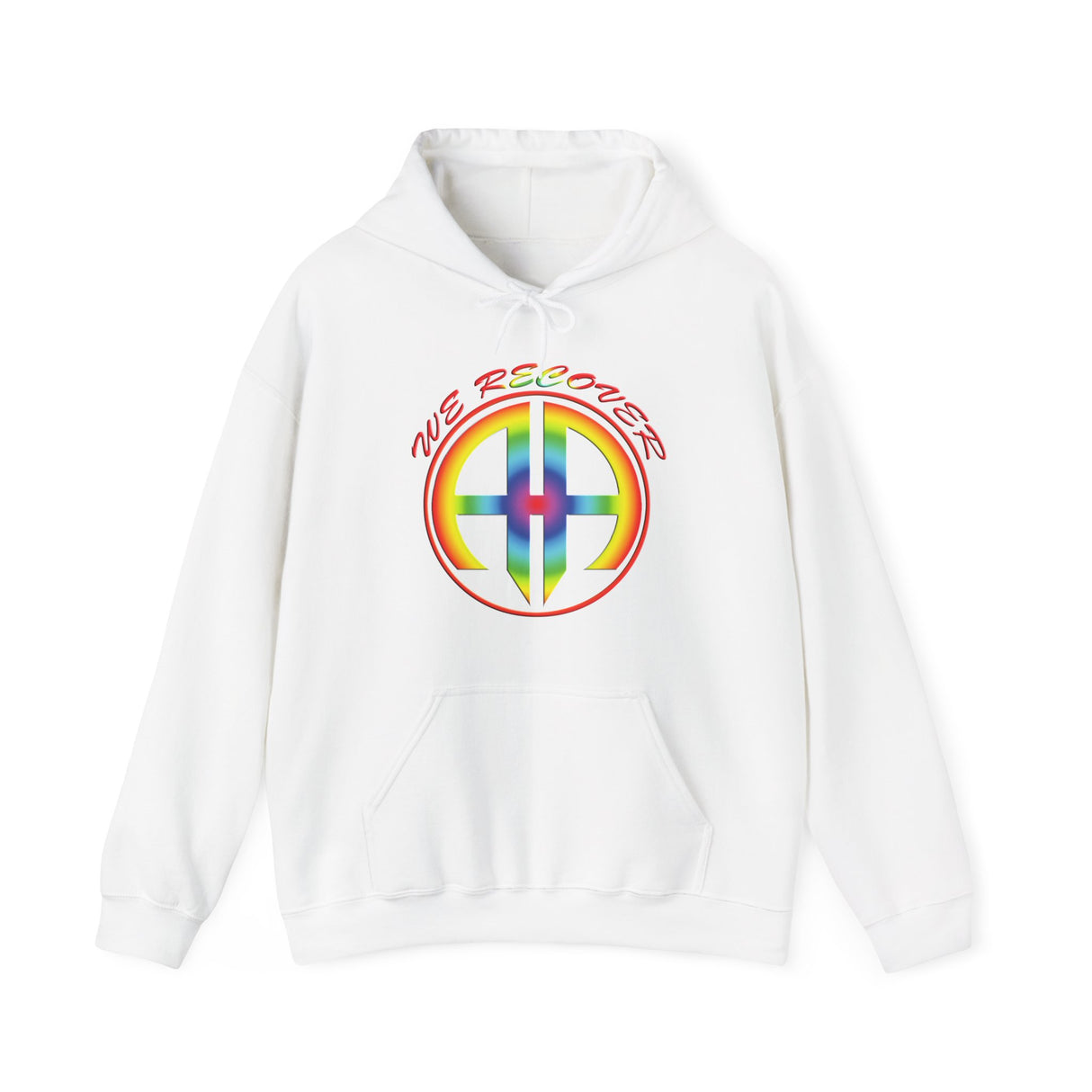 AA- We Recover Rainbow dtg Hoodie