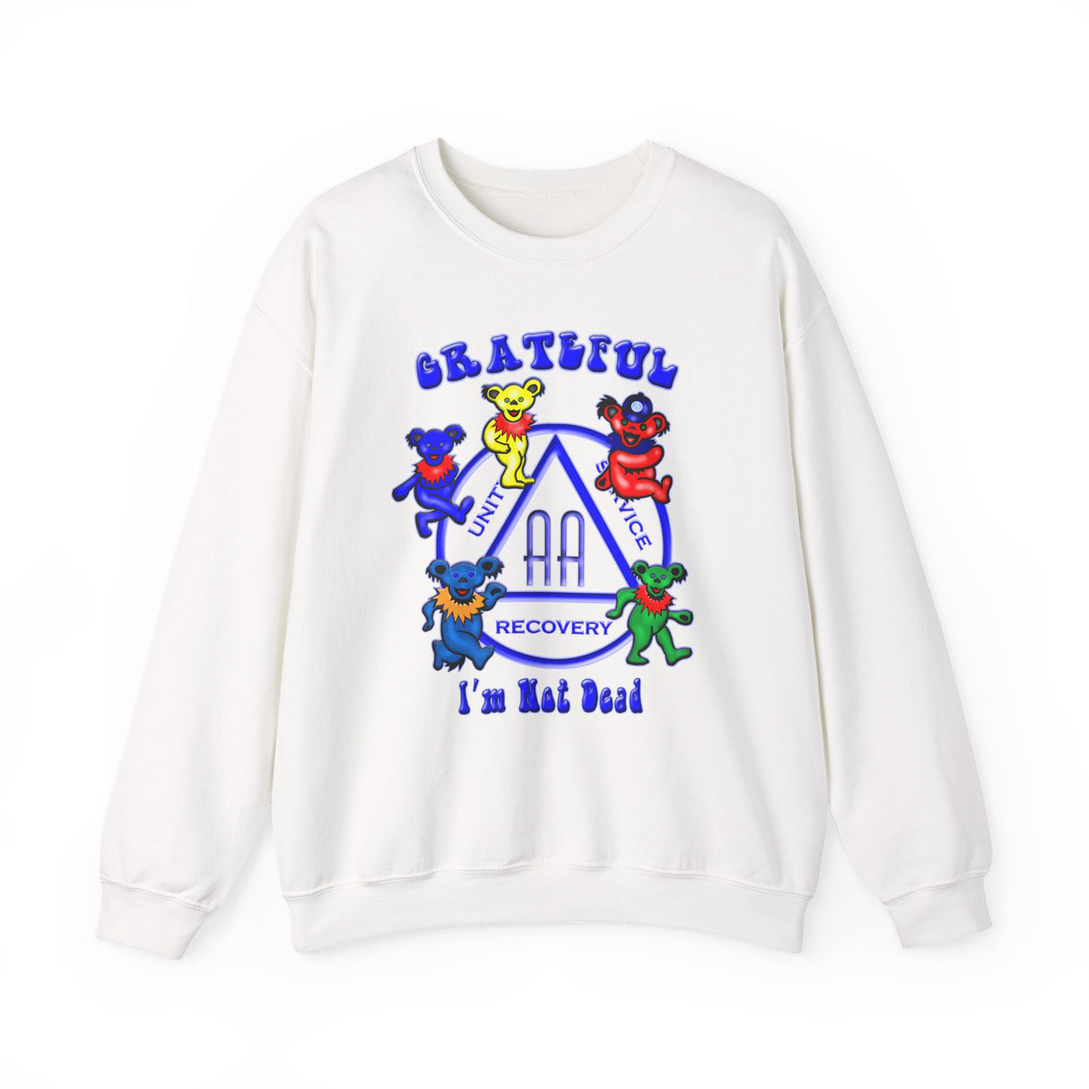 AA Not Dead  dtg Crewneck Sweatshirt