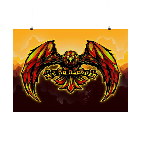 We Recover Eagle Horizontal Posters