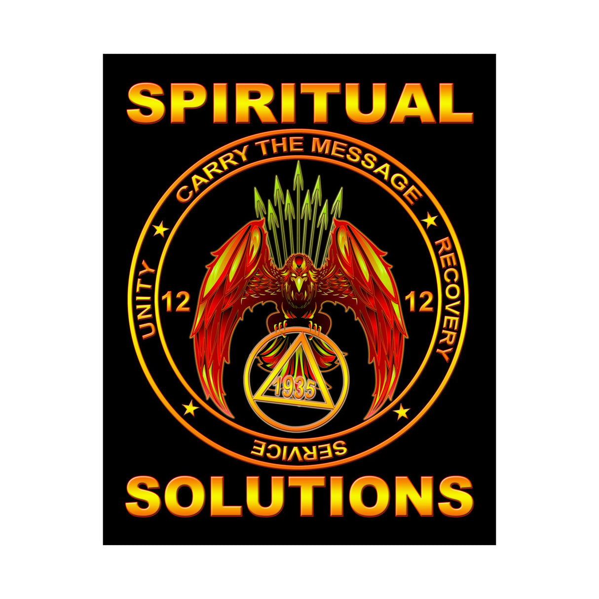 AA- Spiritual Solutions Vertical Posters