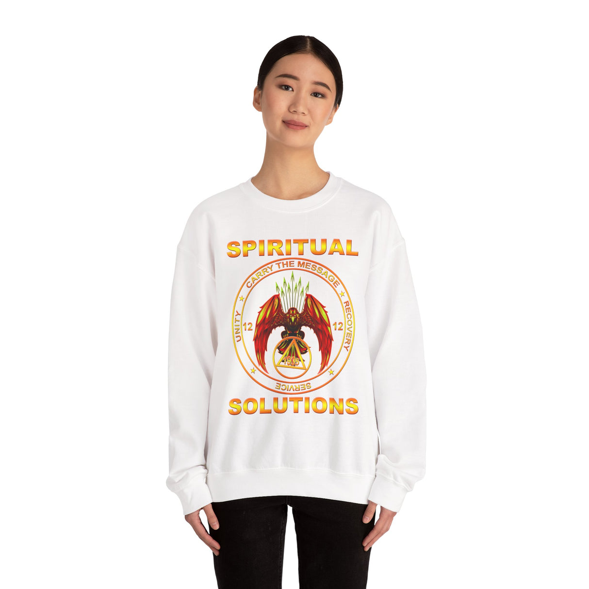 AA Spirital Solutions V.2 dtg Crewneck Sweatshirt