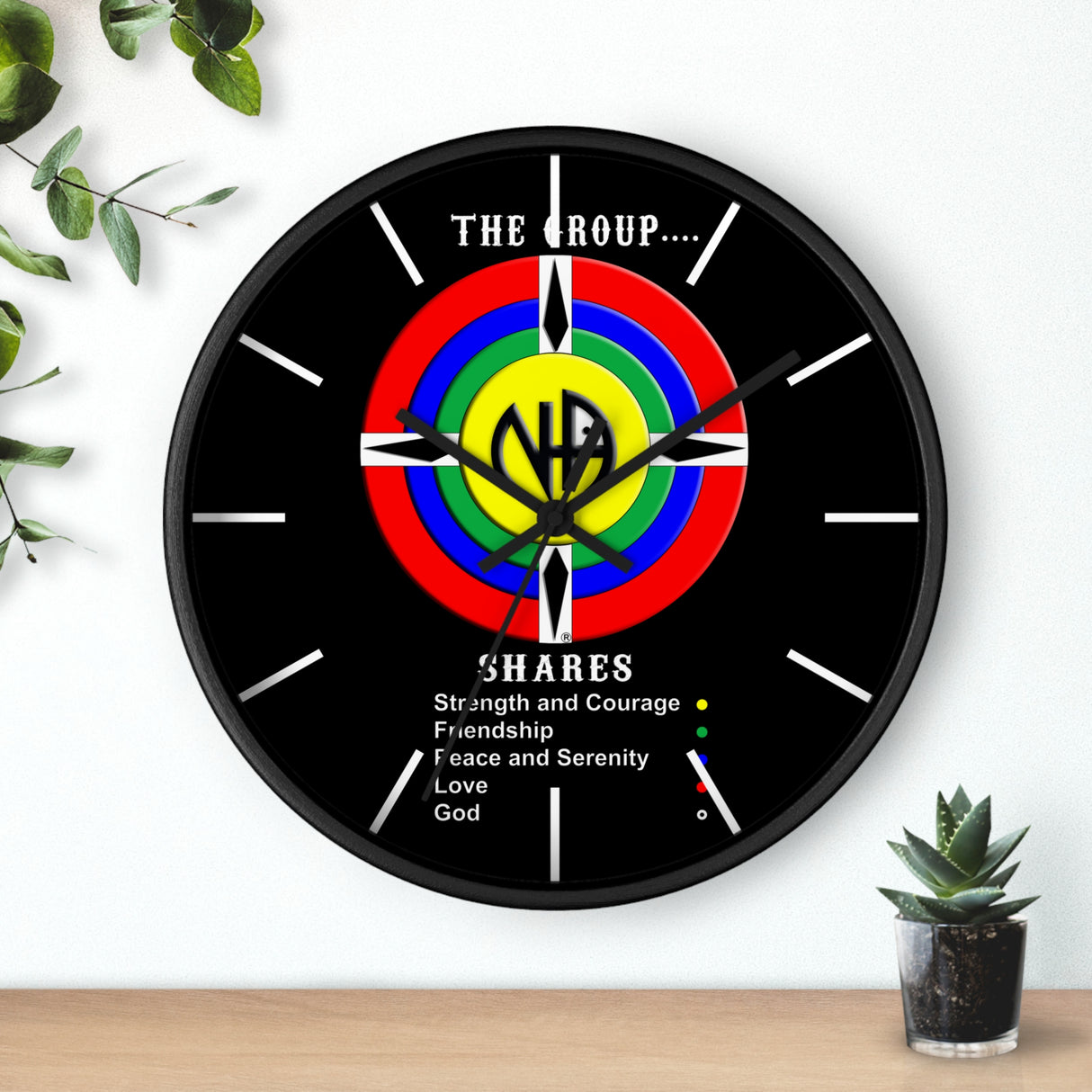 The Group Shares Wall Clock