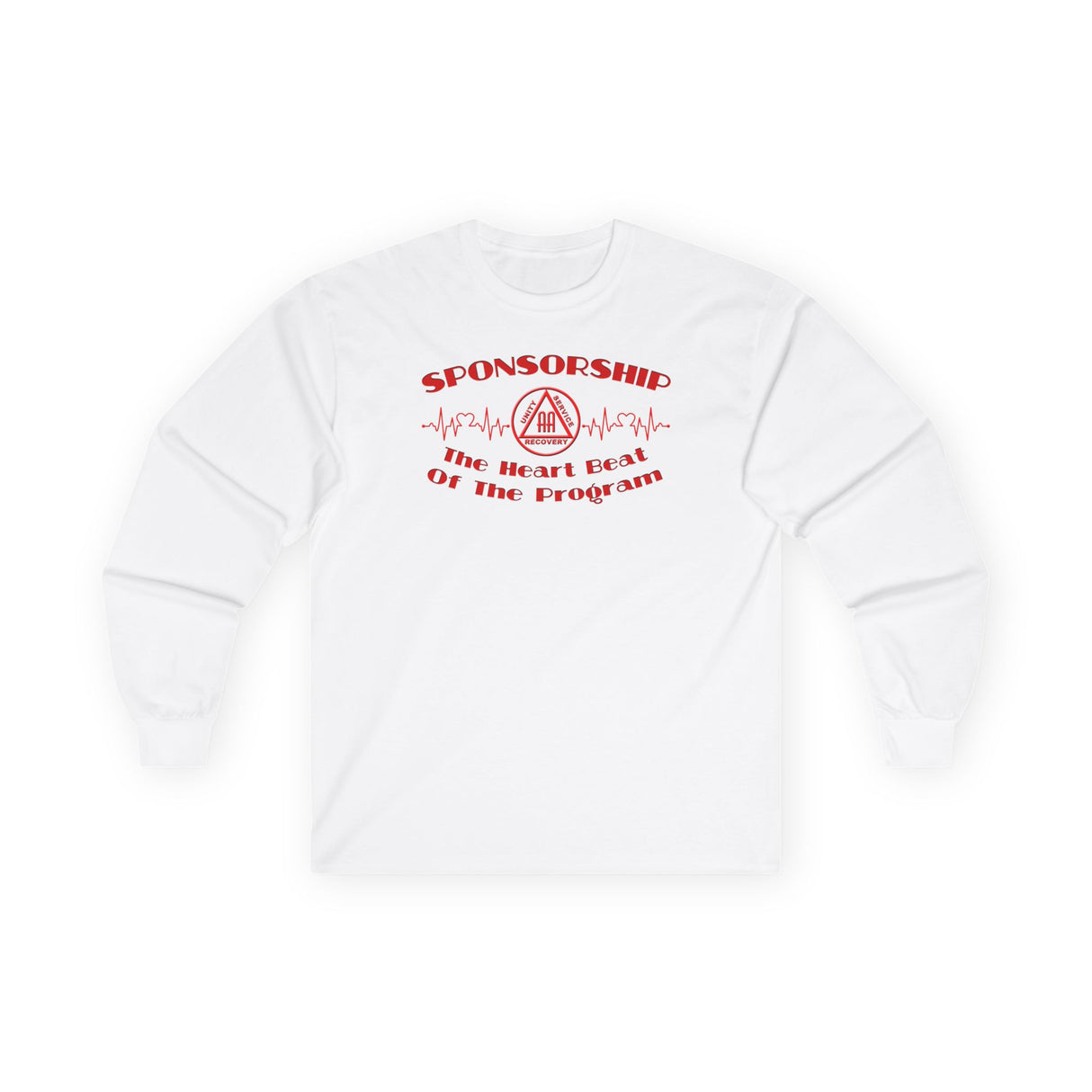 AA - Sponsorship The Heart Beat Long Sleeve dtg Tee