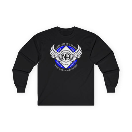 Winged NA Symbol Long Sleeve dtg Tee