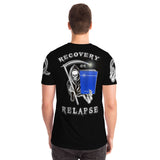 Recovery Or Relapse Reaper AOP T-shirts