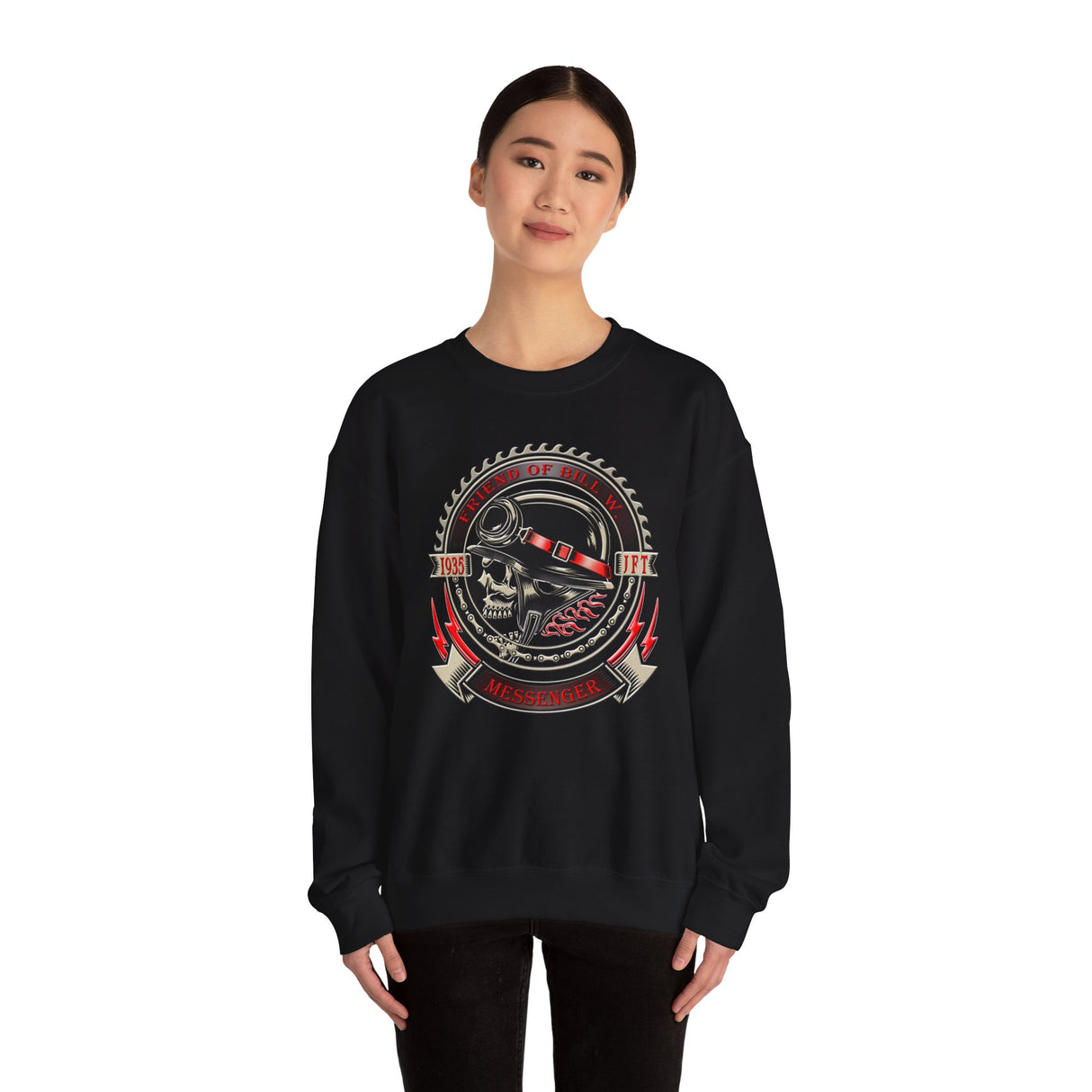Billl W 1935 Messenger dtg Crewneck Sweatshirt