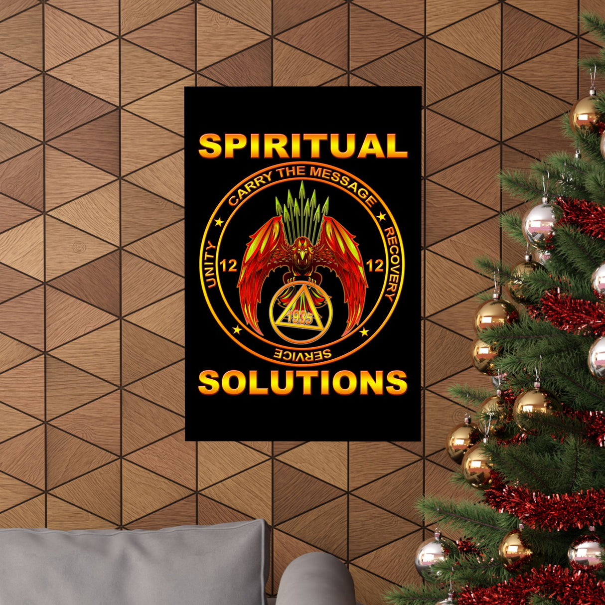 AA- Spiritual Solutions Vertical Posters