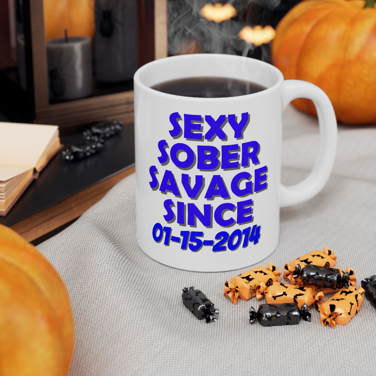 Sexy Sober Savage Customized Mug (11oz, 15oz)