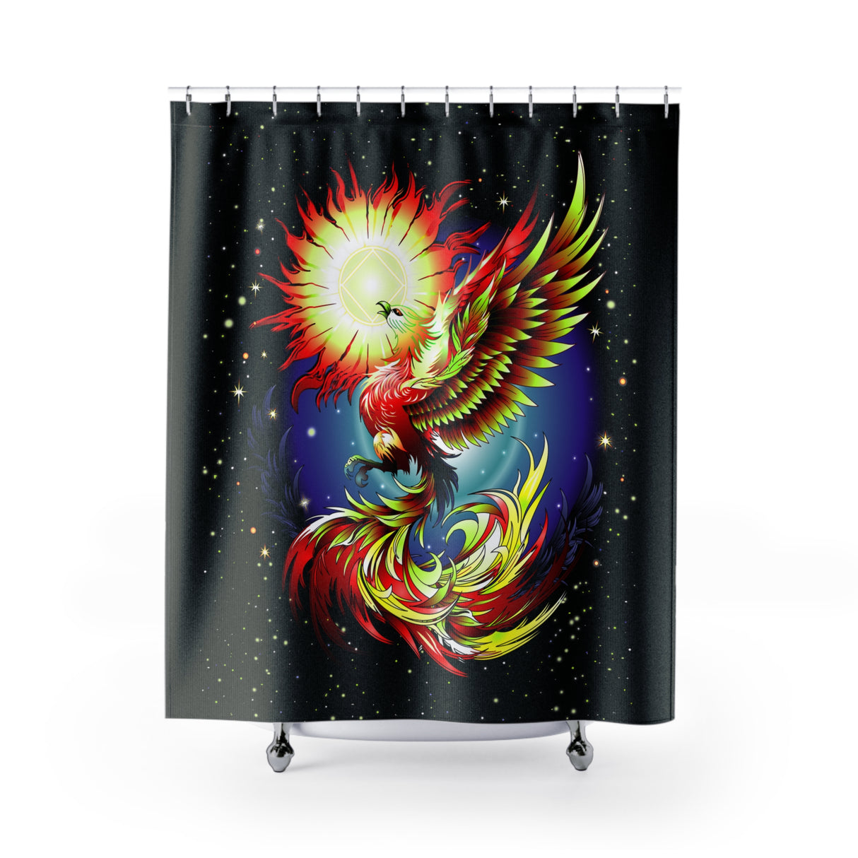 Phoenix Rising Shower Curtains