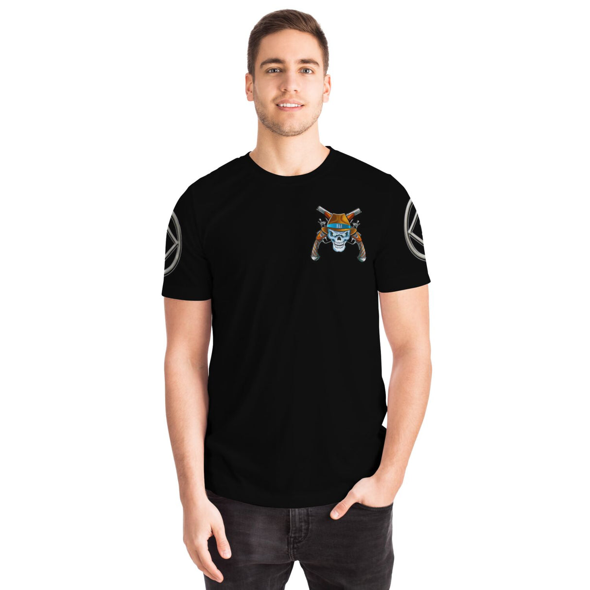 Unloaded Messenger AOP T-shirts