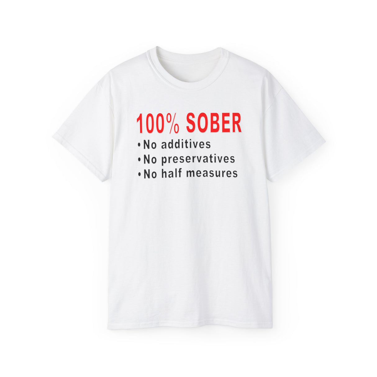 100% Sober dtg Tee