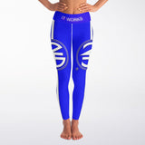 Basic Text Style Yoga Leggings - AOP