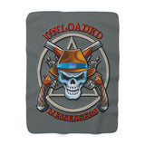 AA Unloaded Messenger Fleece Blanket