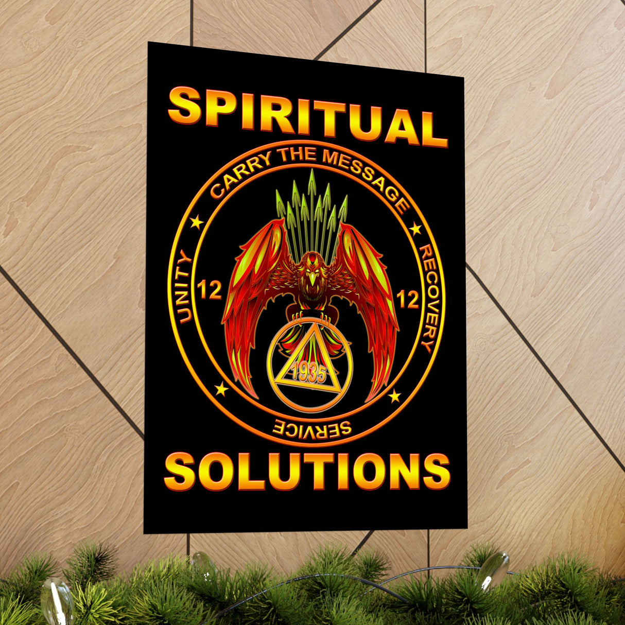 AA- Spiritual Solutions Vertical Posters