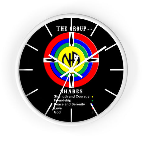 The Group Shares Wall Clock