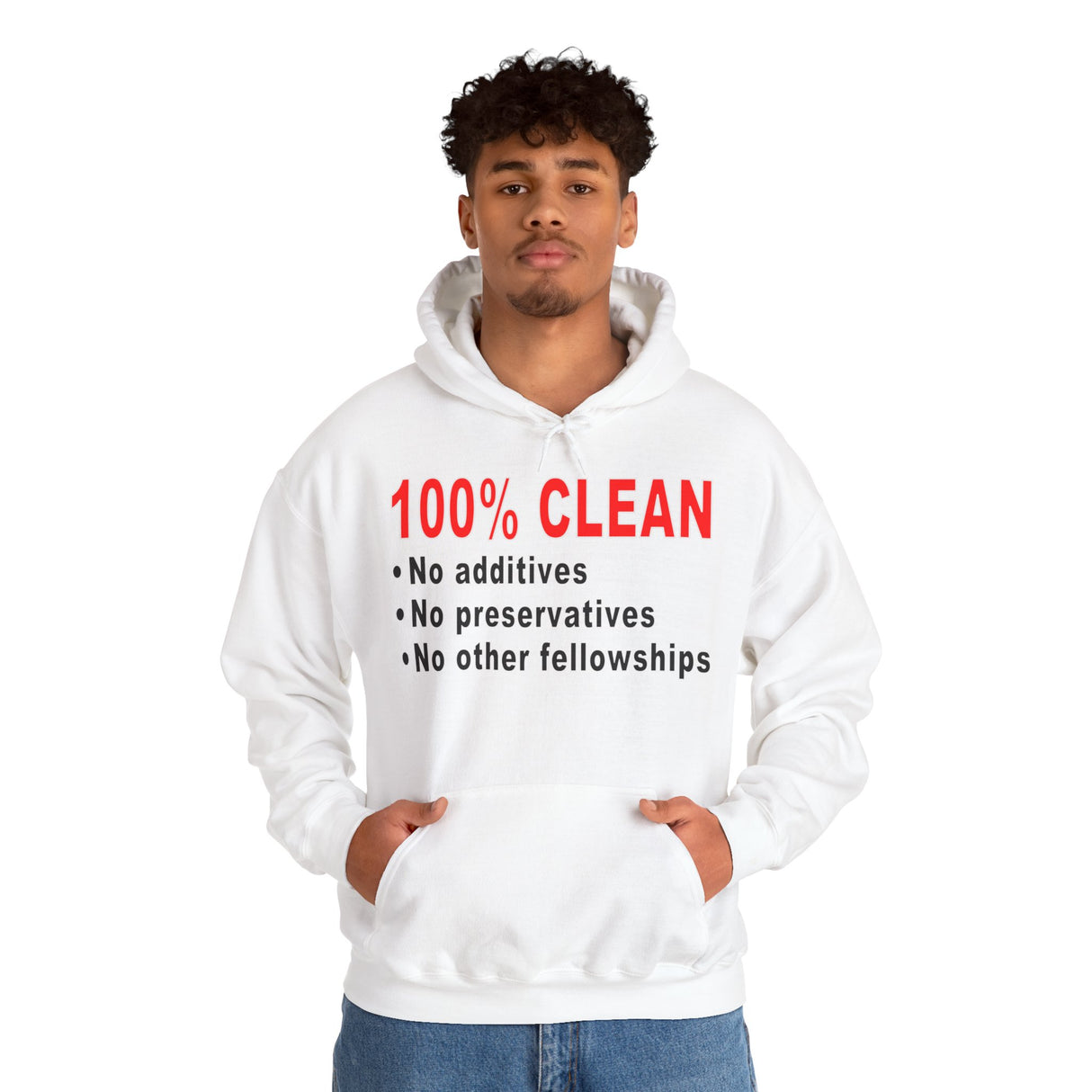 100% Clean V.2 dtg Hoodie