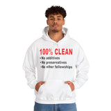 100% Clean V.2 dtg Hoodie