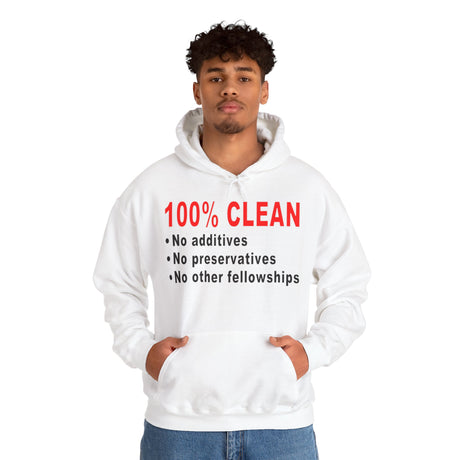 100% Clean V.2 dtg Hoodie