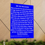 We Do Recover  Vertical Posters