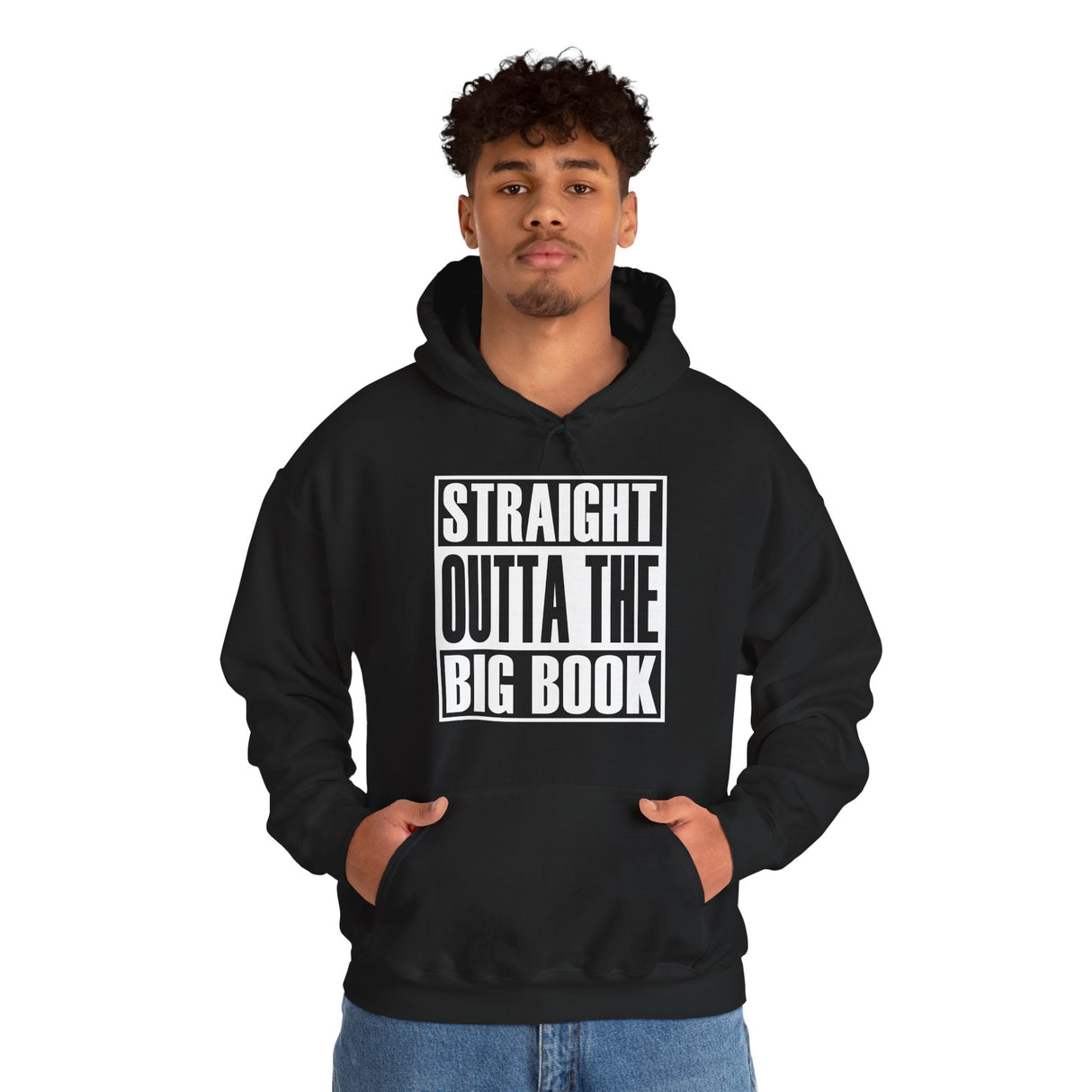 Straight Outta The Big Book AA dtg Hoodie