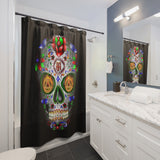 AA Sugar Skull Shower Curtains