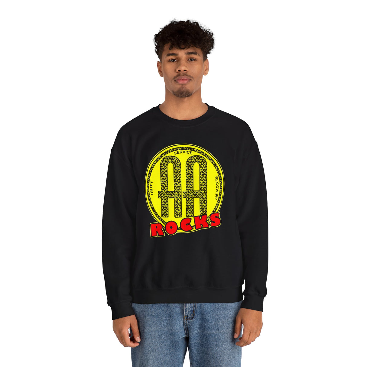 AA Rocks dtg Crewneck Sweatshirt