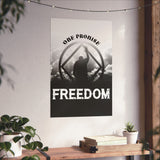 Blessded With Freedom Vertical Posters