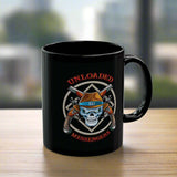 NA Unloaded Messenger 11/15oz Black Mug