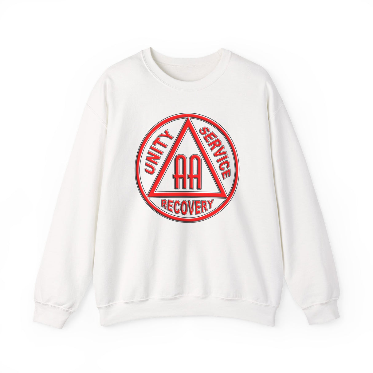 AA Black & Red Symbol dtg Crewneck Sweatshirt